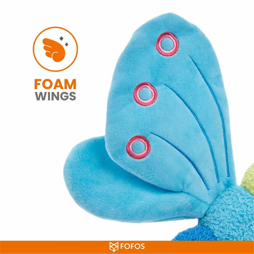 Barkbutler x Fofos Jumbo Butterfly Plush Toy for Dogs (Blue)