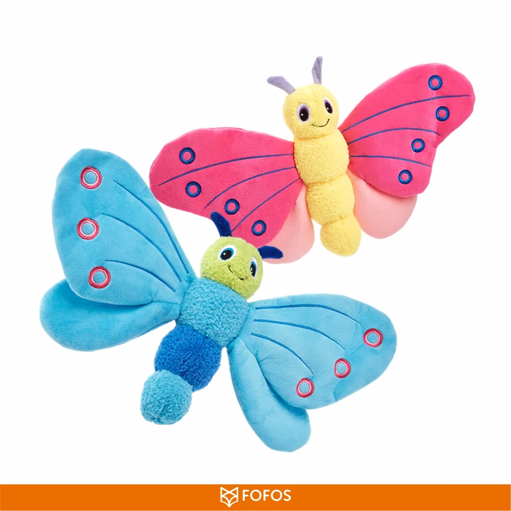 Barkbutler x Fofos Jumbo Butterfly Plush Toy for Dogs (Blue)