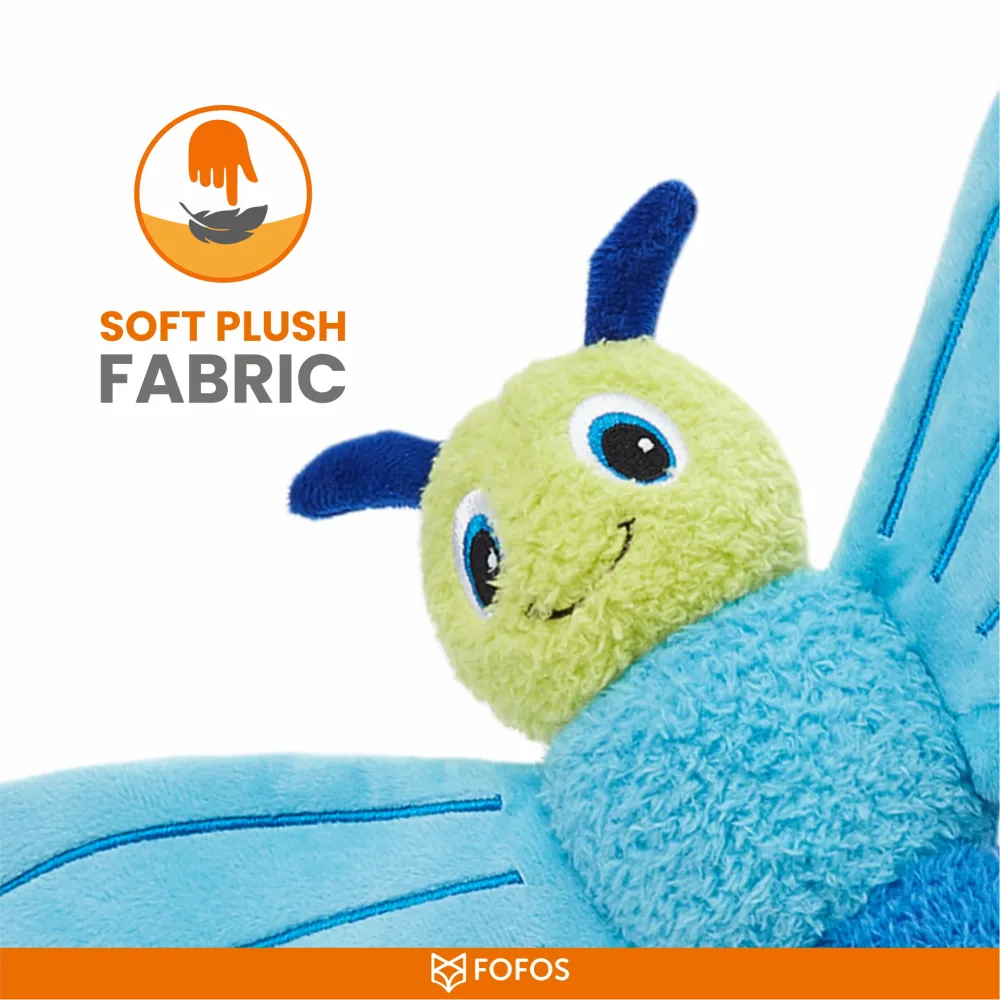 Barkbutler x Fofos Jumbo Butterfly Plush Toy for Dogs (Blue)
