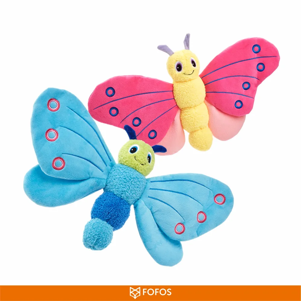 Barkbutler x Fofos Jumbo Butterfly Plush Toy for Dogs (Pink)