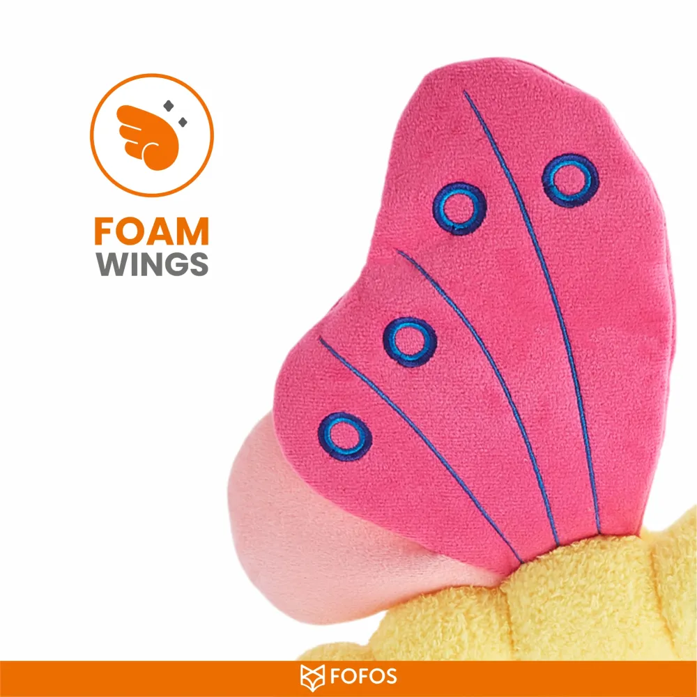 Barkbutler x Fofos Jumbo Butterfly Plush Toy for Dogs (Pink)