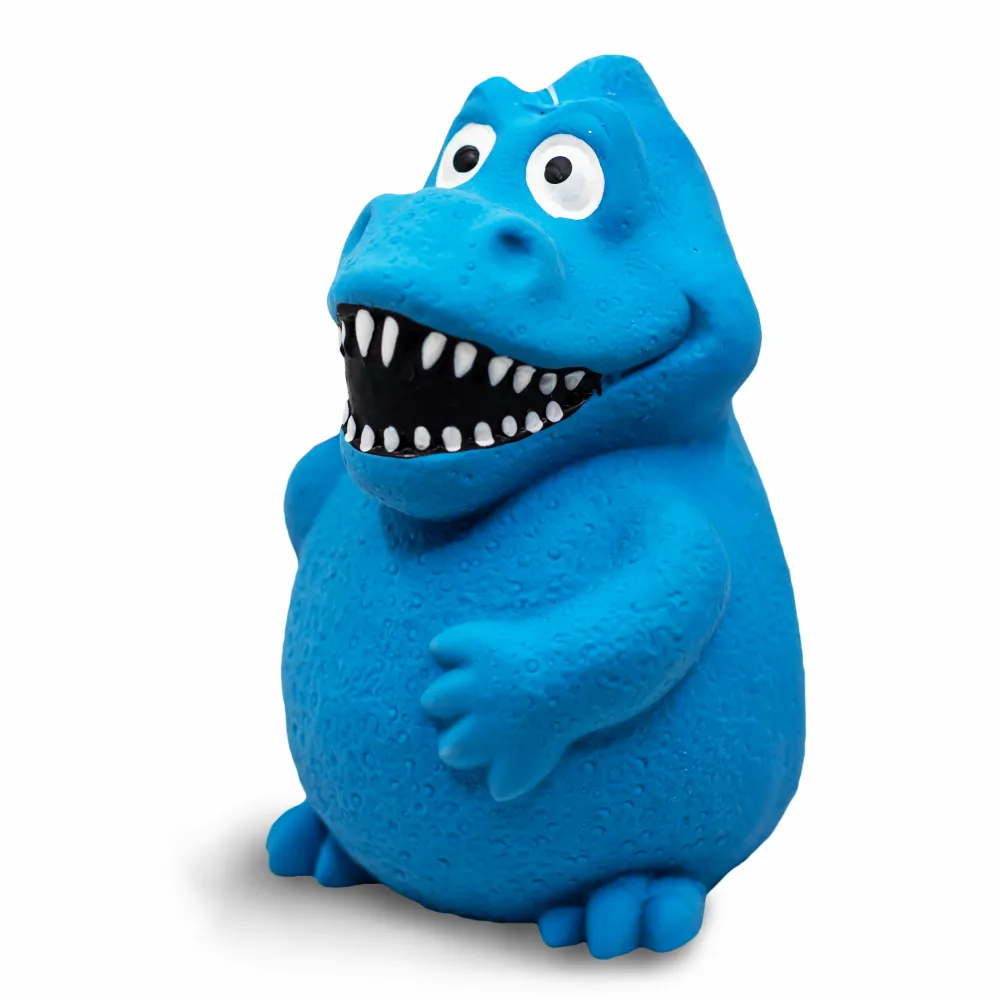 Barkbutler x Fofos Latex Bi Dinosaur Squeaky Toy for Dogs