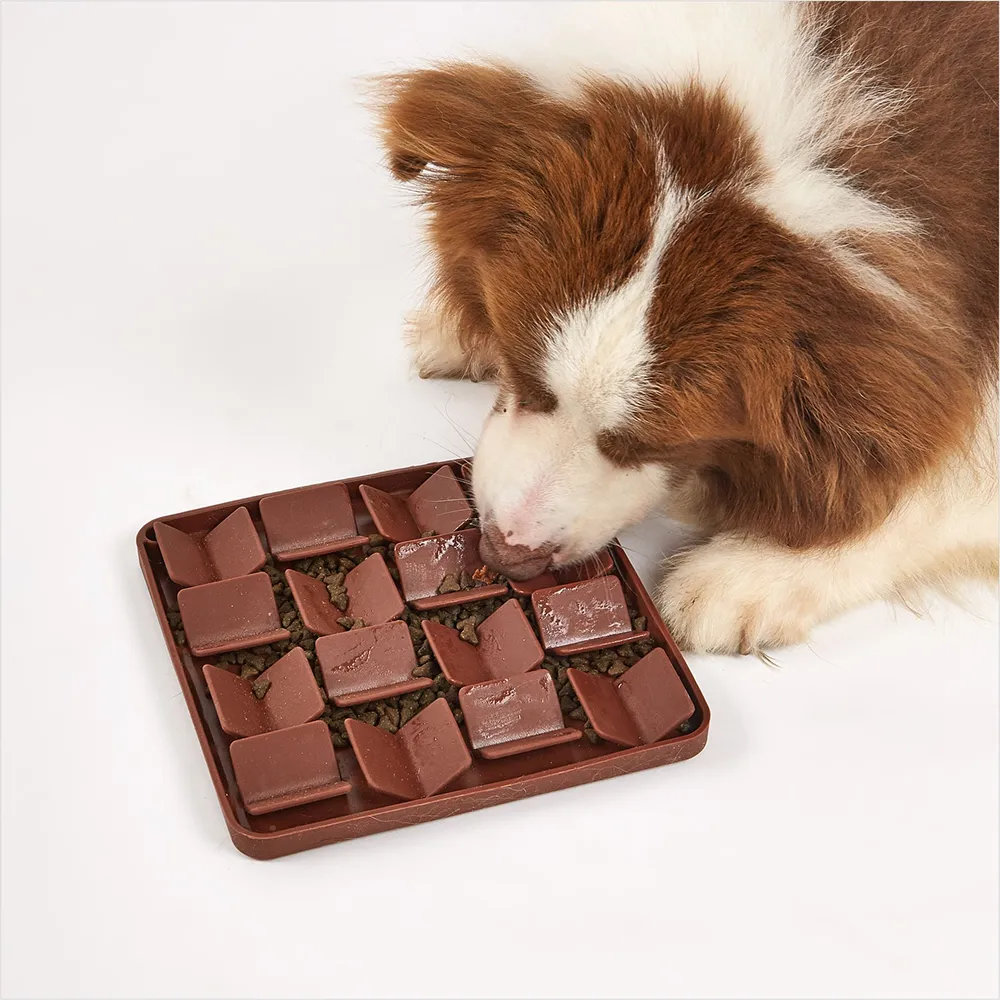 Barkbutler x Fofos Licking Mat for Dogs and Cat (Brown)