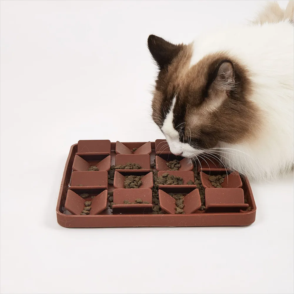 Barkbutler x Fofos Licking Mat for Dogs and Cat (Brown)