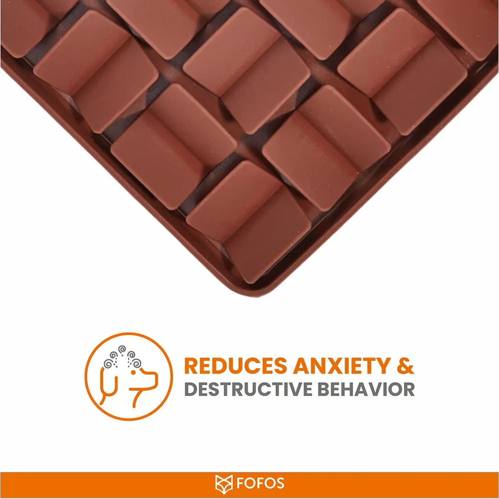 Barkbutler x Fofos Licking Mat for Dogs and Cat (Brown)