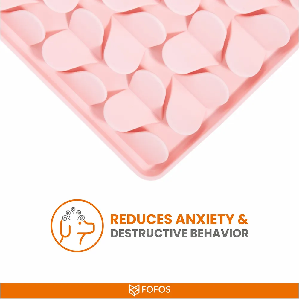 Barkbutler x Fofos Licking Mat for Dogs and Cat (Pink)