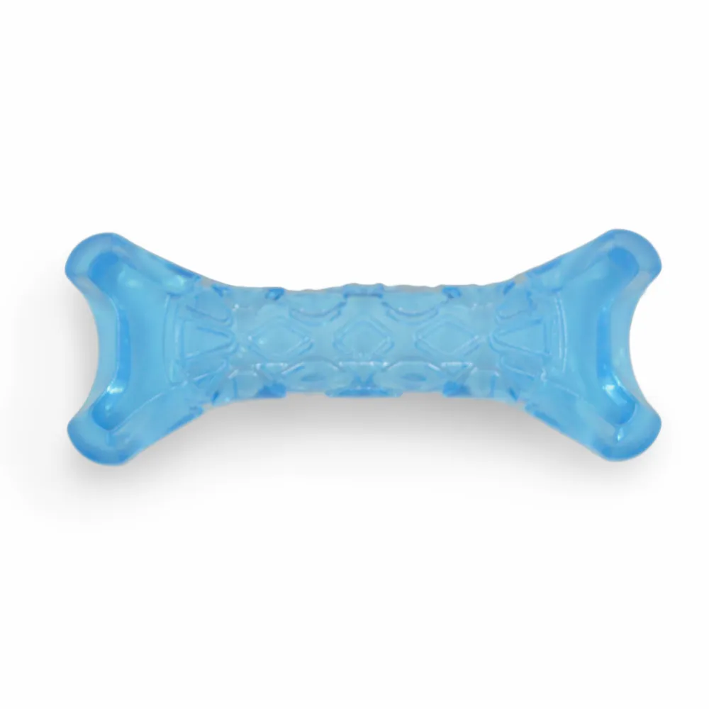 Barkbutler x Fofos Milk Bone & Ball Durable Interactive Chew Toy for Dogs (Blue)