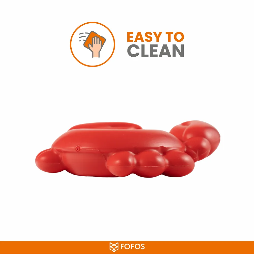 Barkbutler x Fofos Ocean Crab Squeaky Chew Toy for Dogs