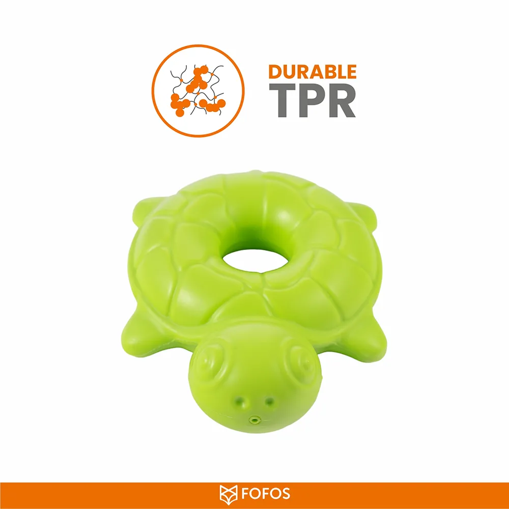 Barkbutler x Fofos Ocean Turtle Squeaky Chew Toy for Dogs