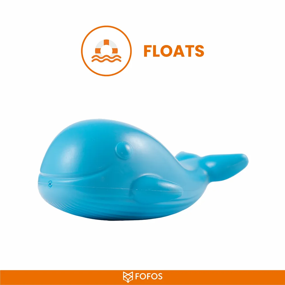 Barkbutler x Fofos Ocean Whale Squeaky Chew Toy for Dogs
