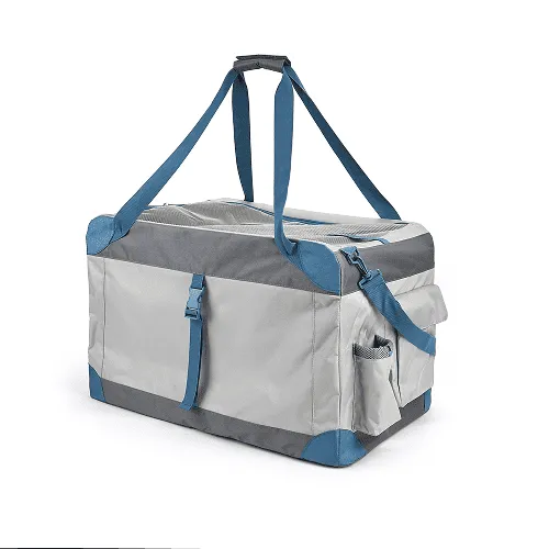 Barkbutler x Fofos Outdoor Camping Carrier for Dogs and Cats (Grey/Blue)
