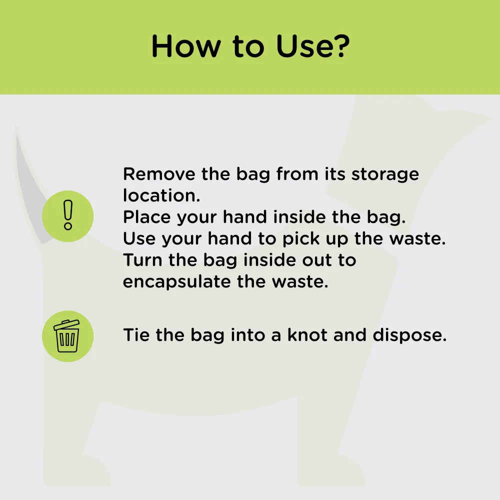 Barkbutler x Fofos Poop Bags Set for Dogs and Cats (Navy)