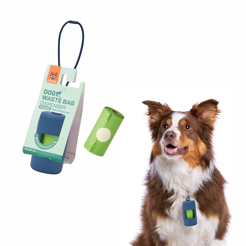 Barkbutler x Fofos Poop Bags Set for Dogs and Cats (Navy)