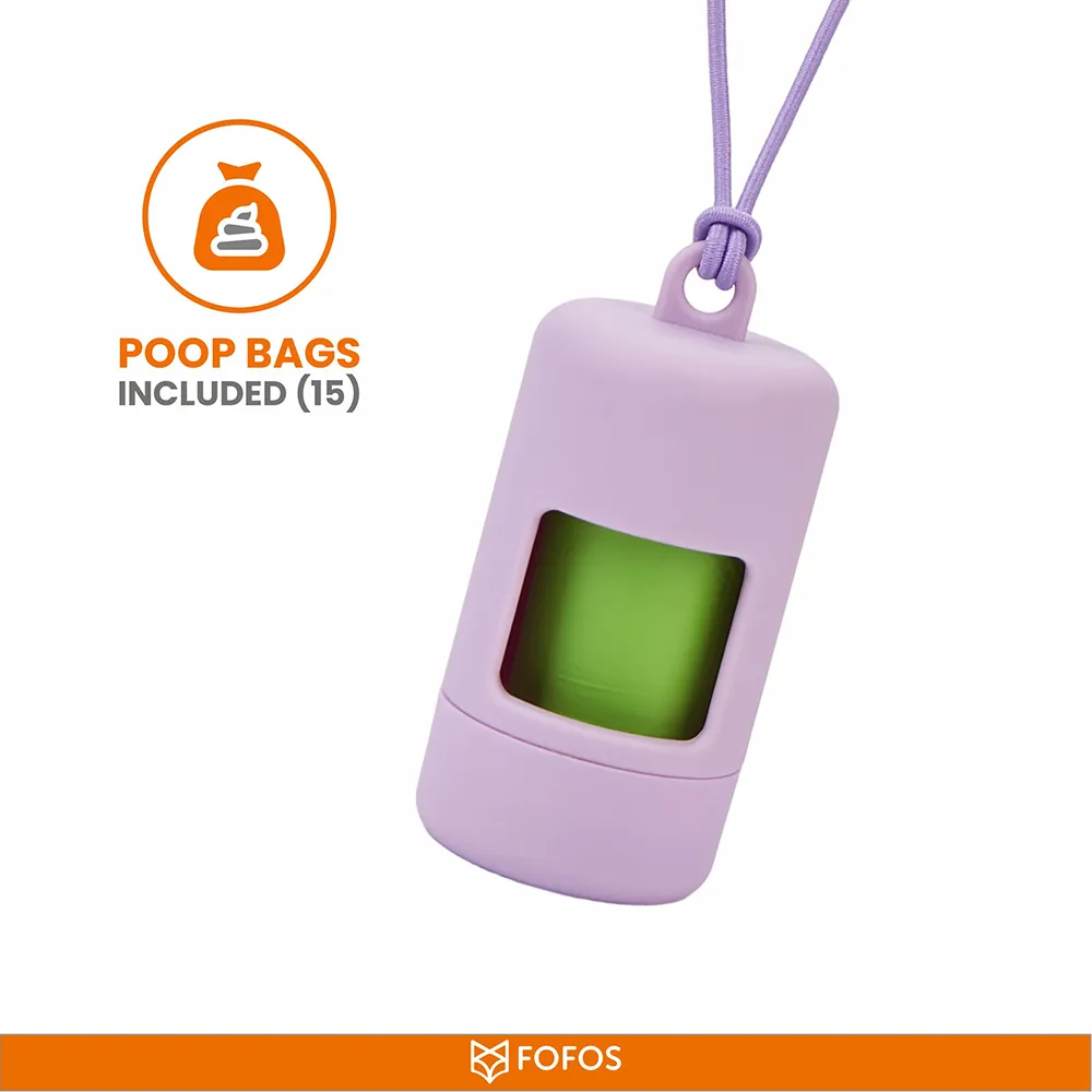 Barkbutler x Fofos Poop Bags Set for Dogs and Cats (Purple)