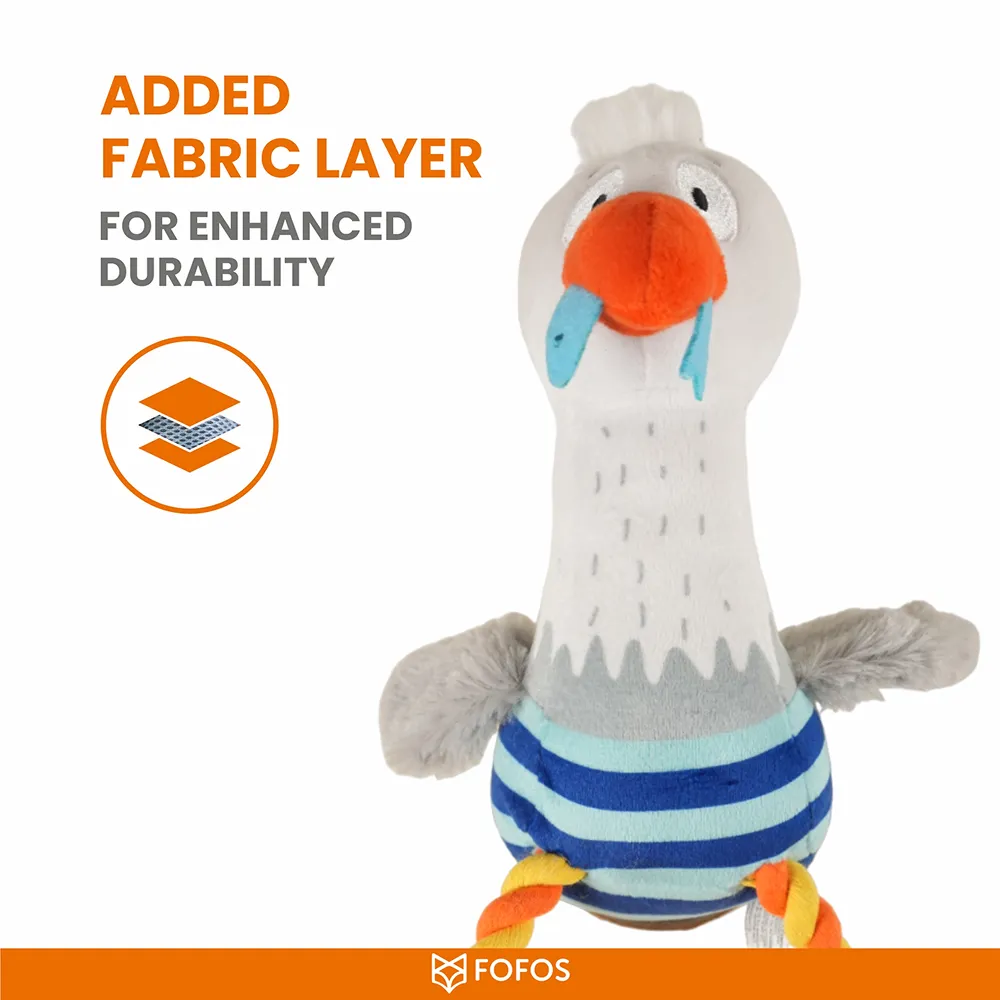 Barkbutler x Fofos Sealife Sea mew Plush Toy for Dogs