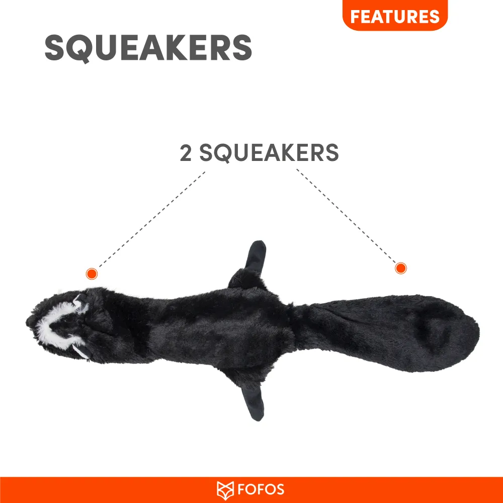 Barkbutler x Fofos Skinneez Skunk Toy for Dogs