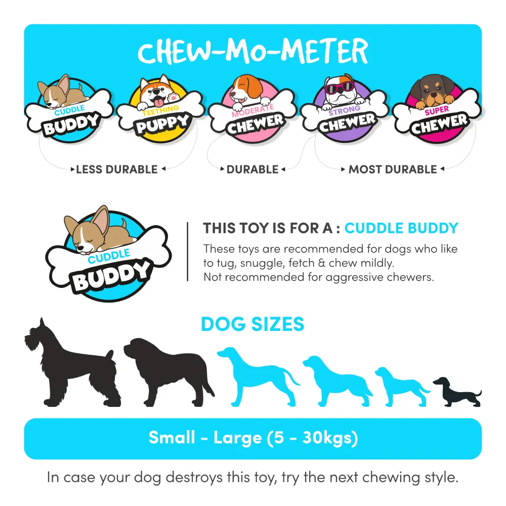 Barkbutler x Fofos Skinneez Skunk Toy for Dogs
