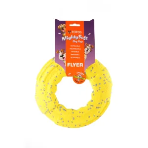 Barkbutler x Fofos Super Lightweight and Durable Flyer Tug Toy for Dogs (Yellow)