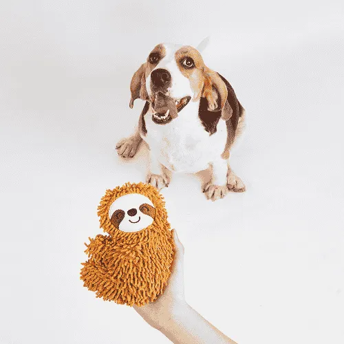 Barkbutler x Fofos Tough Sloth Chew Toy for Dogs