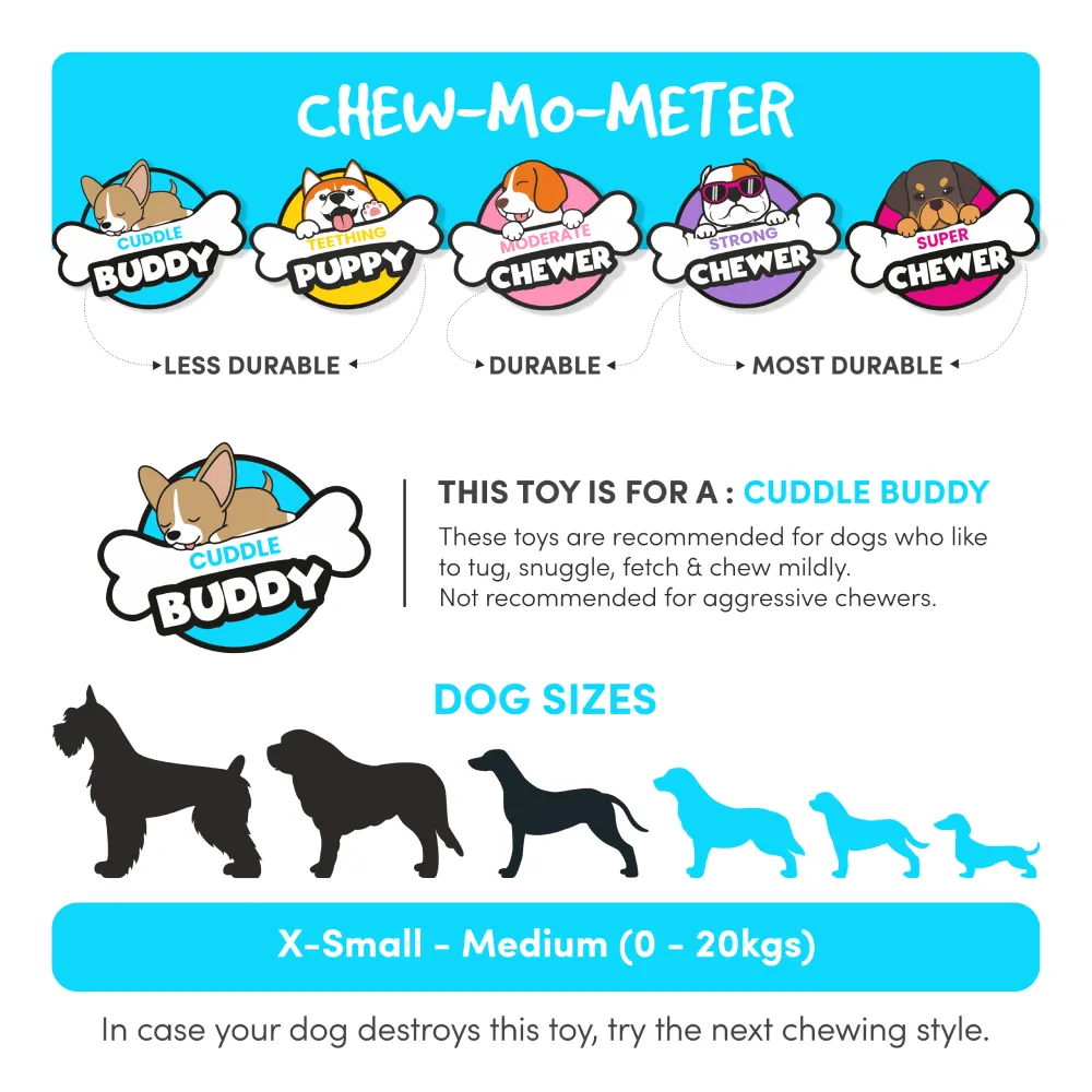 Barkbutler x Fofos Wild Duck Squeaky Plush Toy for Dogs