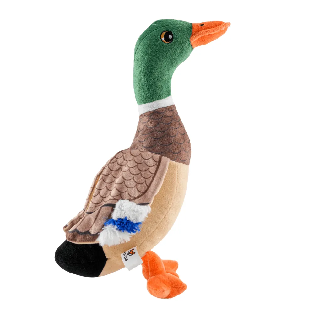 Barkbutler x Fofos Wild Duck Squeaky Plush Toy for Dogs