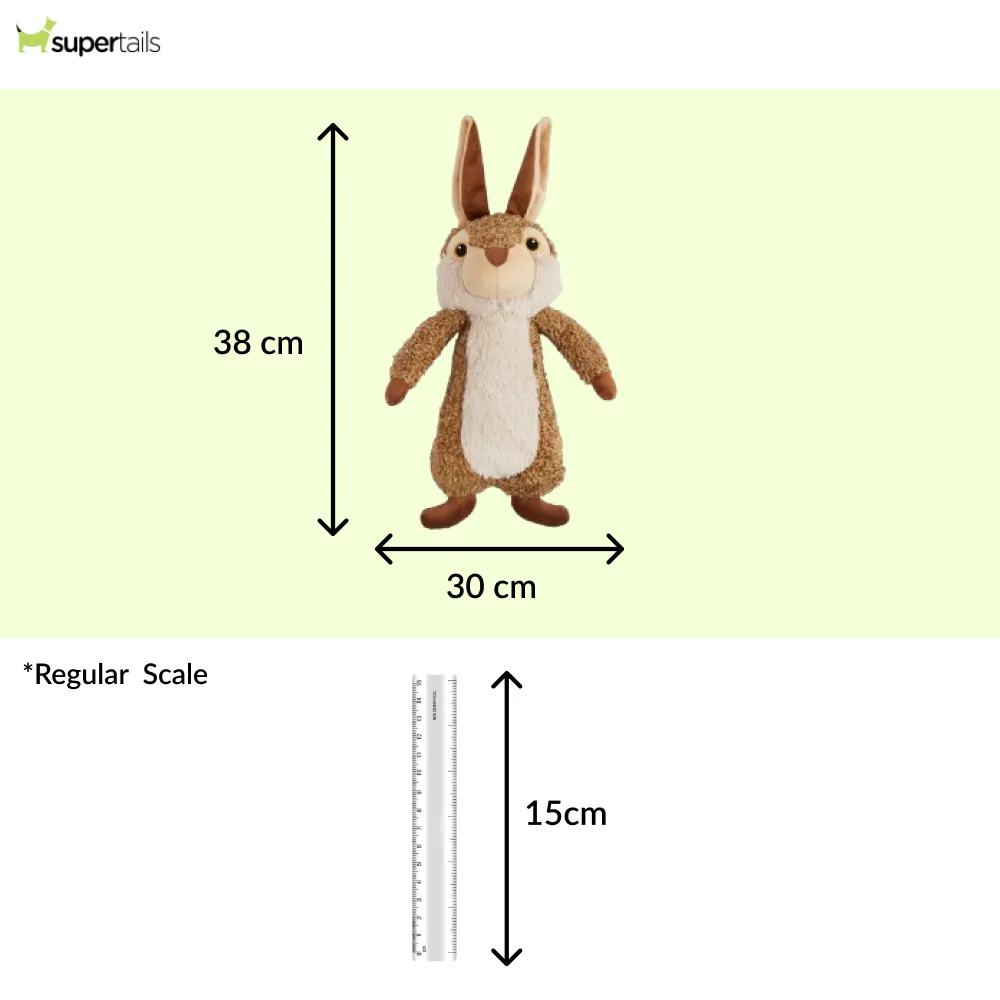 Barkbutler x Fofos Wildlife Rabbit Plush Toy for Dogs