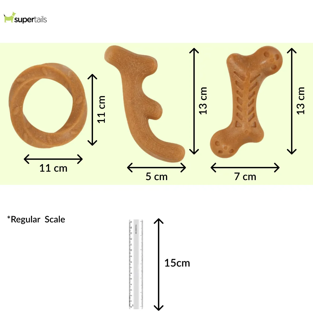 Barkbutler x Fofos Wooden Stix Chew Toy for Dogs (Small)