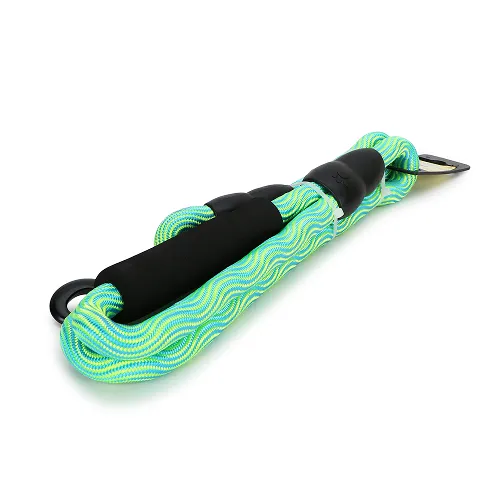 Basil Rope Leash for Dogs (Yellow/Green)