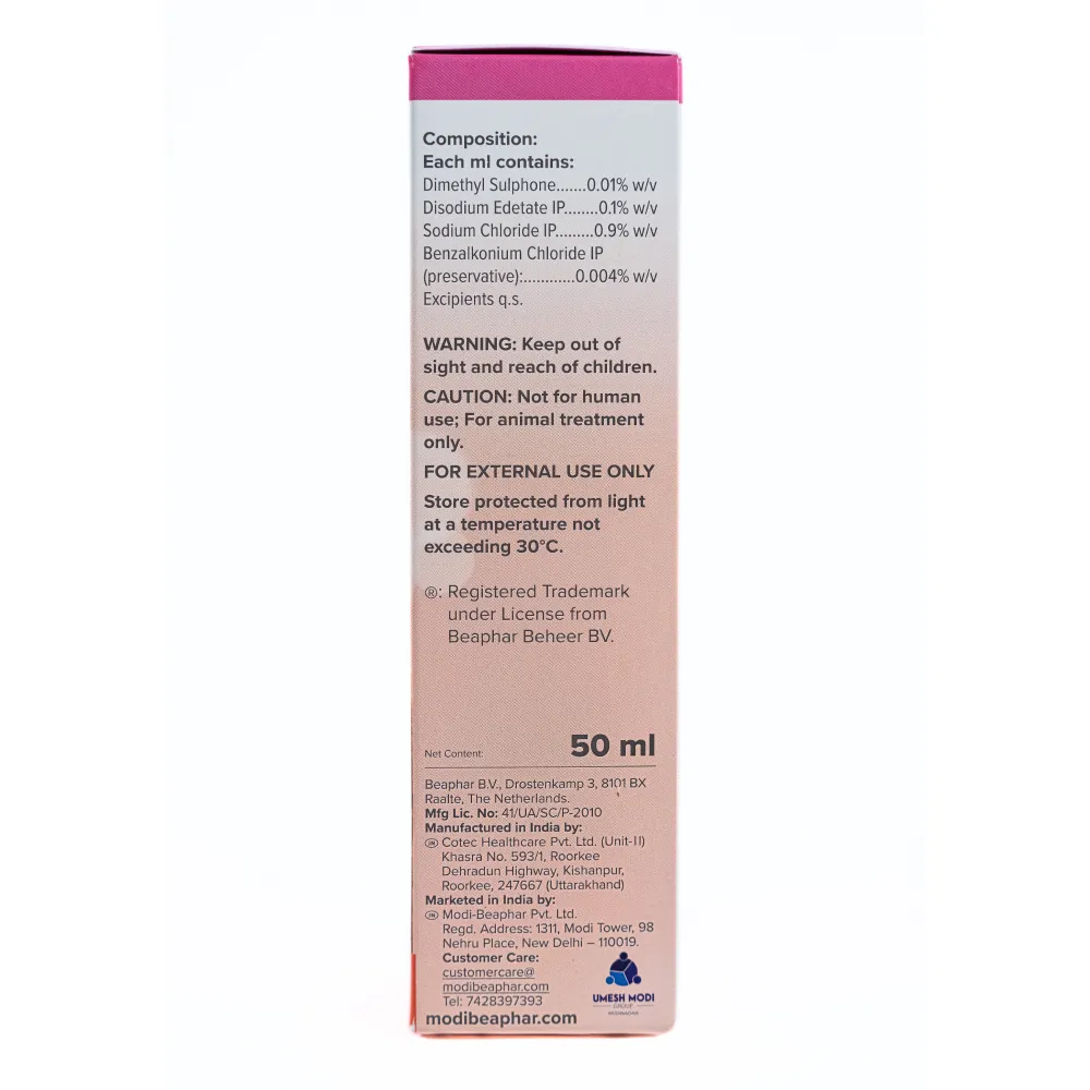 Beaphar Disodium Edetate and Sodium Chloride Eye Cleaner for Dogs and Cats