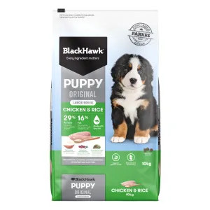 Black Hawk Chicken and Rice Large Breed Puppy Dry Dog Food 10kg