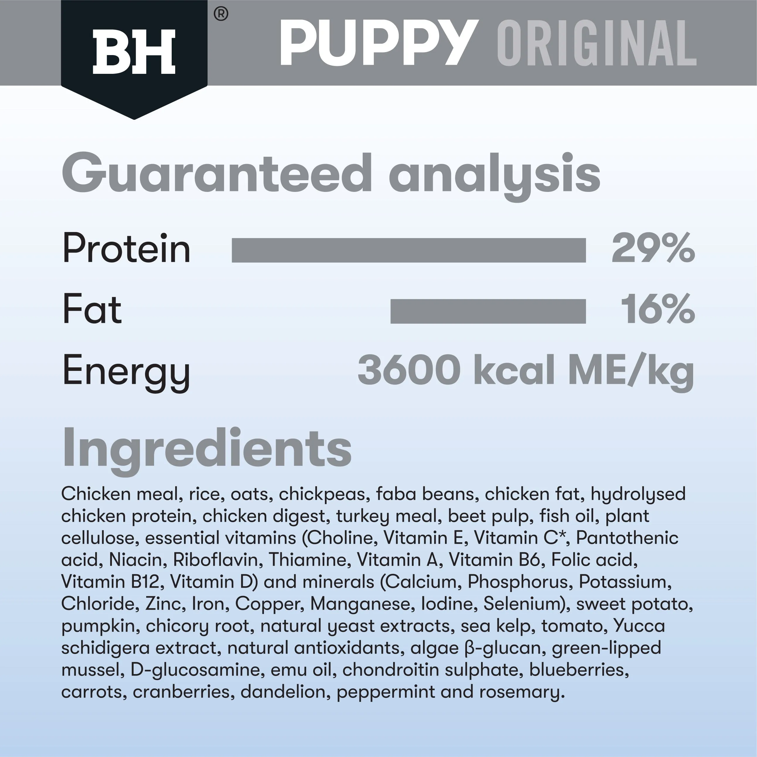 Black Hawk Chicken and Rice Large Breed Puppy Dry Dog Food 3kg