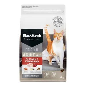 Black Hawk Grain Free Chicken and Kangaroo Cat Dry Food 4kg