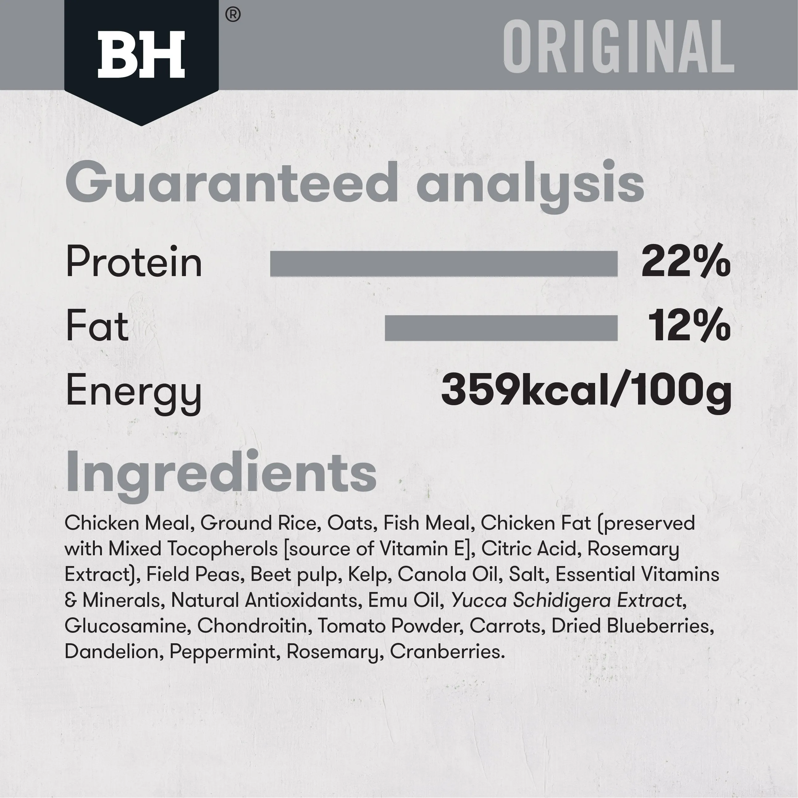 Black Hawk Original Chicken and Rice Dry Dog Food 20kg