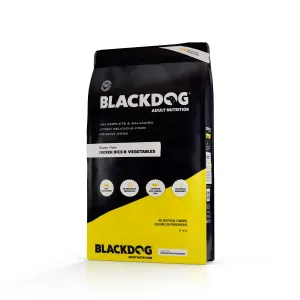 Blackdog Chicken Rice and Vegetables Adult Dry Dog Food 9kg