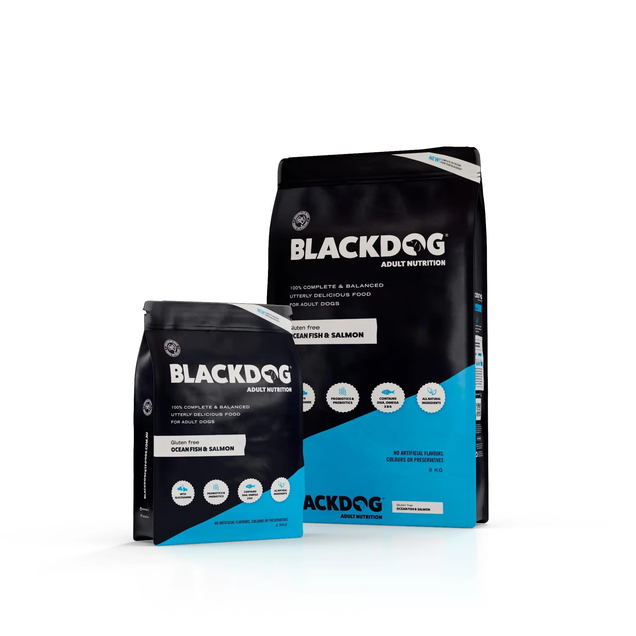 Blackdog Ocean Fish Salmon Rice and Vegetables Adult Dry Dog Food 2.5kg