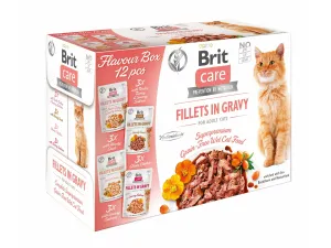 Brit Care Cat Flavour box Fillet in Gravy, 4*3 pcs. (12*85 g) Pets Qatar