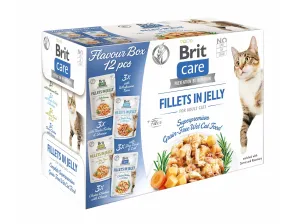 Brit Care Cat Flavour box Fillet in Jelly, 4*3 pcs. (12*85 g) Pets Qatar