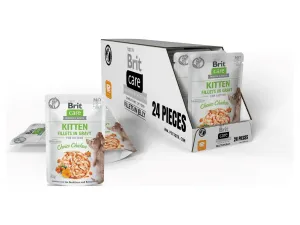 Brit Care Cat Kitten. Fillets in Gravy Choice Chicken 24x85 Pets Qatar