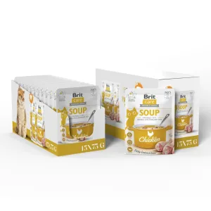 Brit Care Cat Soup with Chicken 15X75 g Pets Qatar