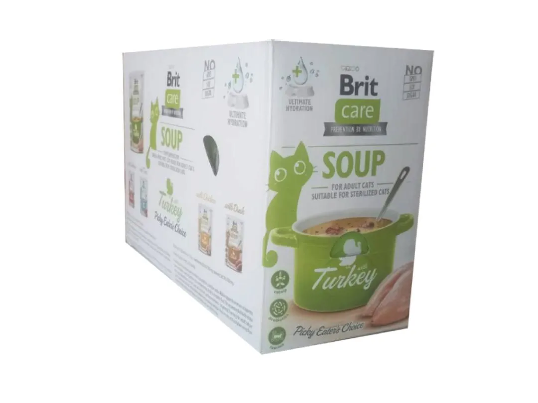 Brit Care Cat Soup with Turkey 15X75 g Pets Qatar