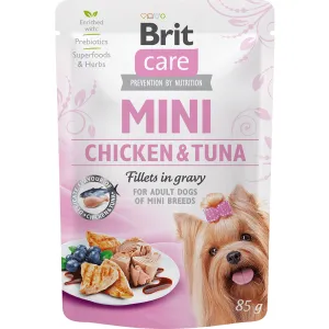 Brit Care Mini Chicken&Tuna fillets in gravy  85g Pets Qatar