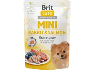 Brit Care Mini Rabbit&Salmon fillets in gravy  85g Pets Qatar