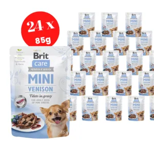 Brit Care Mini Venison fillets in gravy 24x85g Pets Qatar