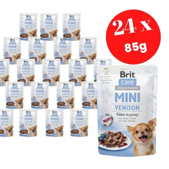 Brit Care Mini Venison fillets in gravy 24x85g Pets Qatar
