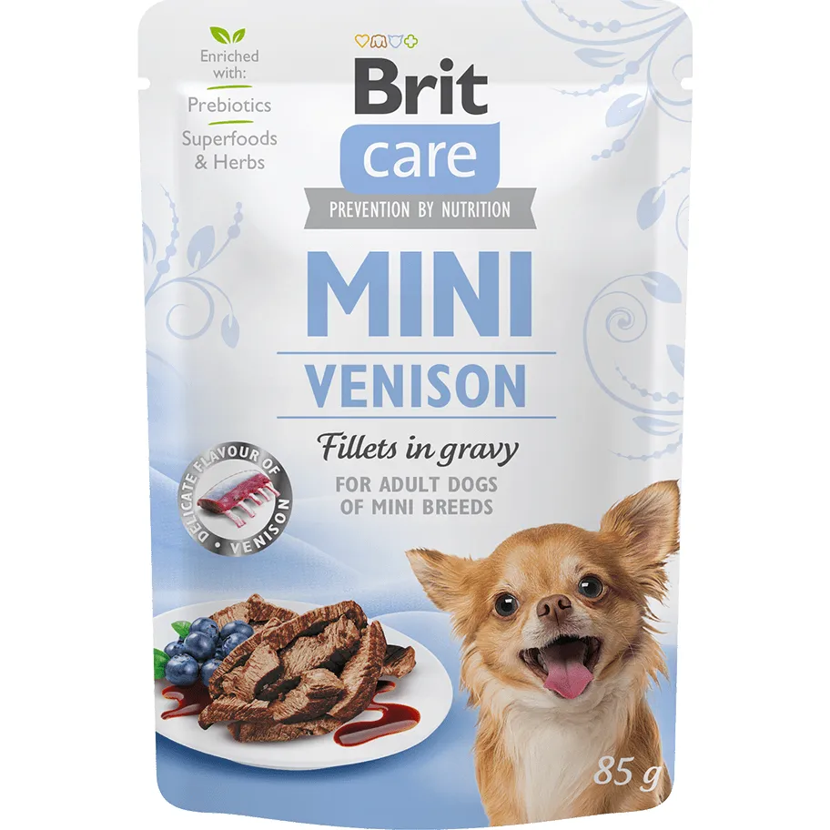 Brit Care Mini Venison fillets in gravy  85g Pets Qatar