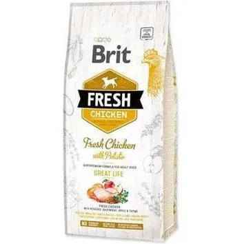 Brit Fresh Chicken with Potato Adult Great Life 12 kg Pets Qatar