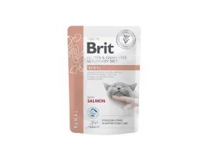 Brit Grain & Gluten-Free VD Cat Pouch fillets in Gravy Renal  85 g Pets Qatar