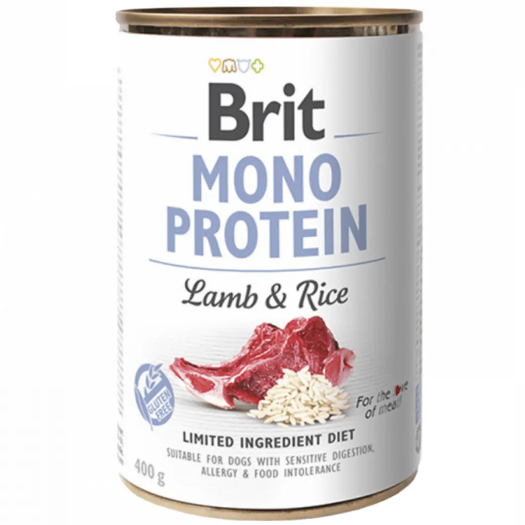 Brit Mono Protein Lamb & Rice 400 g Pets Qatar