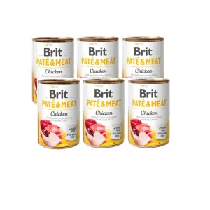 Brit Pate & Meat Chicken 6x400 g Pets Qatar