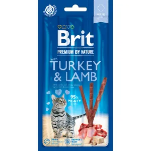 Brit Premium by Nature Cat Sticks with Turkey & Lamb (3 sticks) Pets Qatar